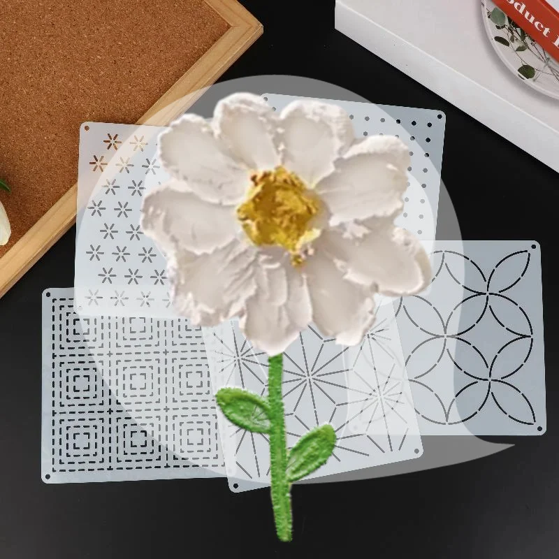 

9/32 шт. шаблон для вышивки Сашико DIY геометрический лоскутный трафарет многоразовый трафарет для домашних животных ручная вышивка инструменты для рукоделия