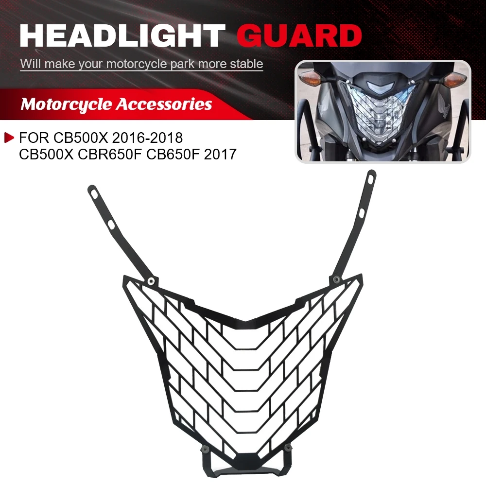 

Accessories Motorcycle Headlight Head light Grill Guard Cover Protector For HONDA CB500X 2016-2018 CB500X CBR650F CB650F 2017