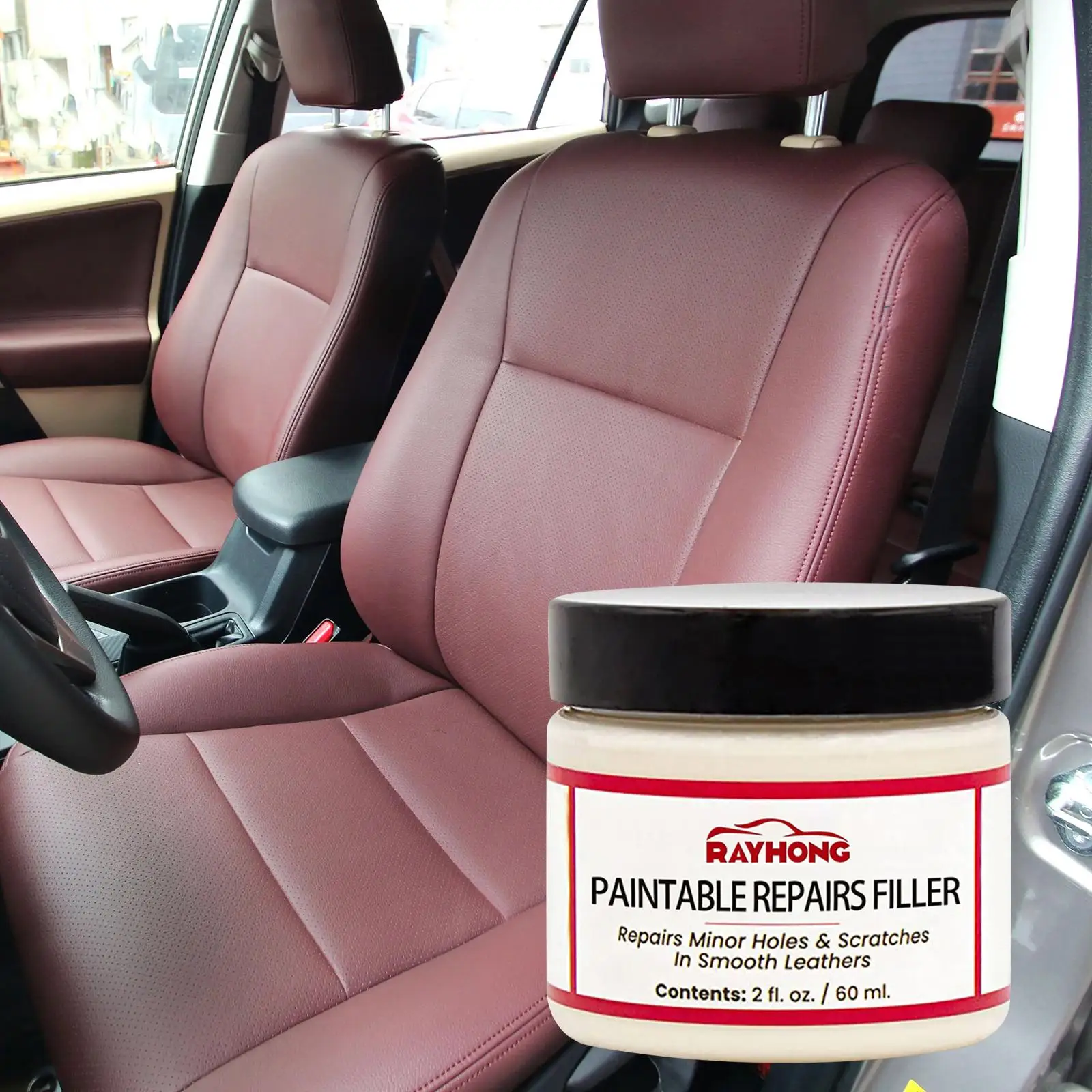 Leather Recoloring Cream Repair Leather Dye 60ml Renew Paste Leather Color