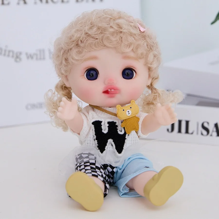 Boneka Vinyl Ramah Lingkungan 9-Inci Baru, Boneka Rebirth 3D Dilukis Tangan, Multi-Sendi Dapat Digerakkan, Hadiah Liburan DST-Q9M Putri Berpakaian Cantik