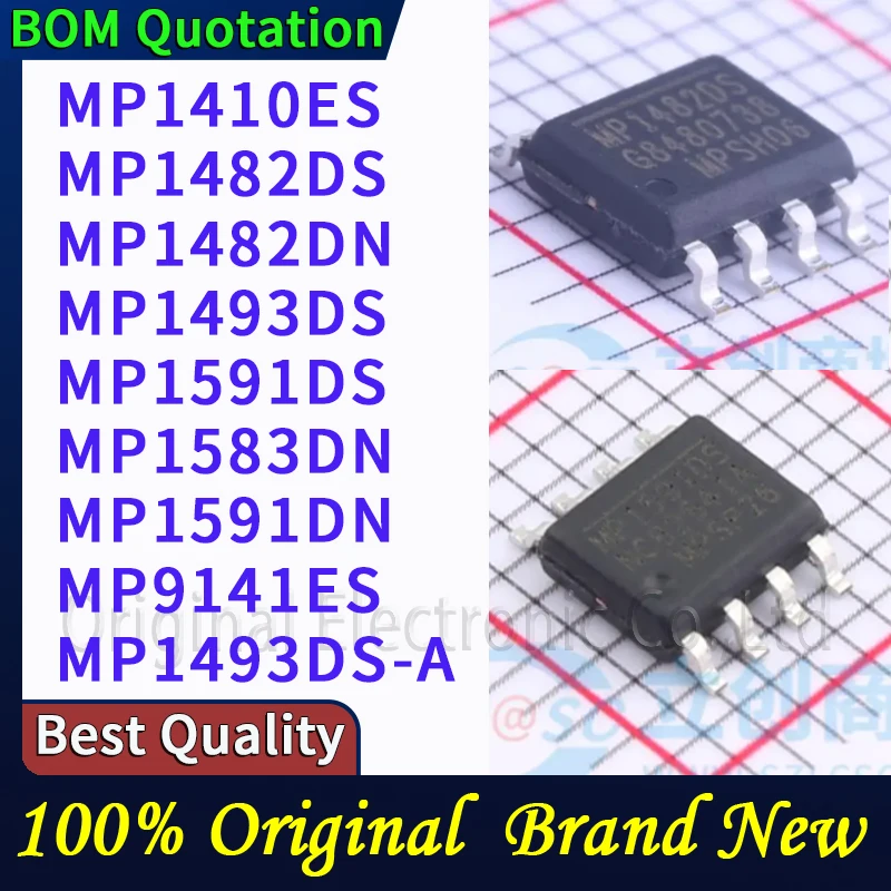 

5pcs/lot MP1410ES MP1482DS MP1482DN MP1493DS MP1591DS MP1583DN MP1591DN MP9141ES MP1493DS-A In stock Original High quality