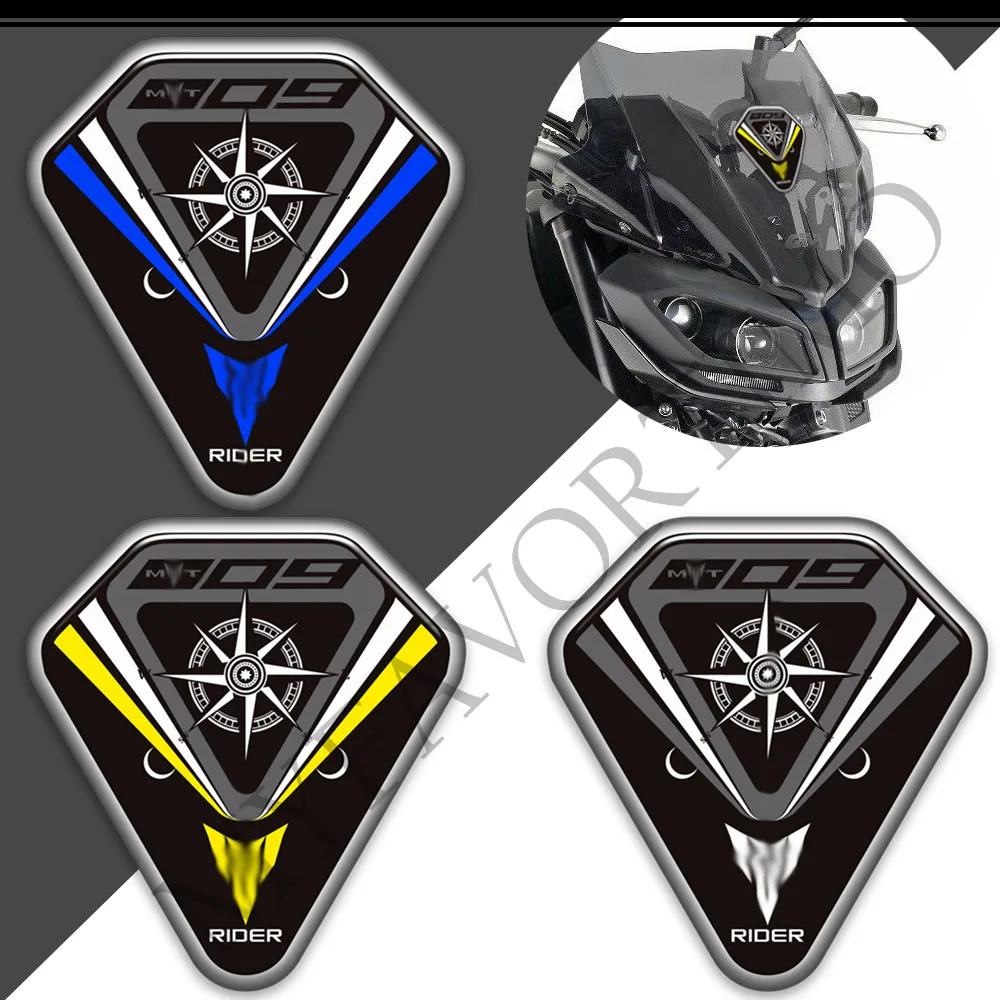 

Motorcycle 3D For Yamaha MT09 MT 09 Tracer 900 GT MT-09 Wind Deflector Windscreen Gas Fuel Oil Kit Knee Tank Pad Stickers Decals