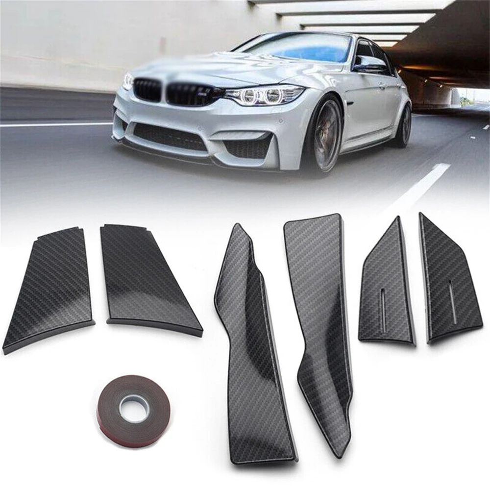 

Car Bumper Carbon Combined Wind Knife Splitter Spoiler Set Fit For BMW F80 M3 F82 M4 With Great Quality and Affortable Price