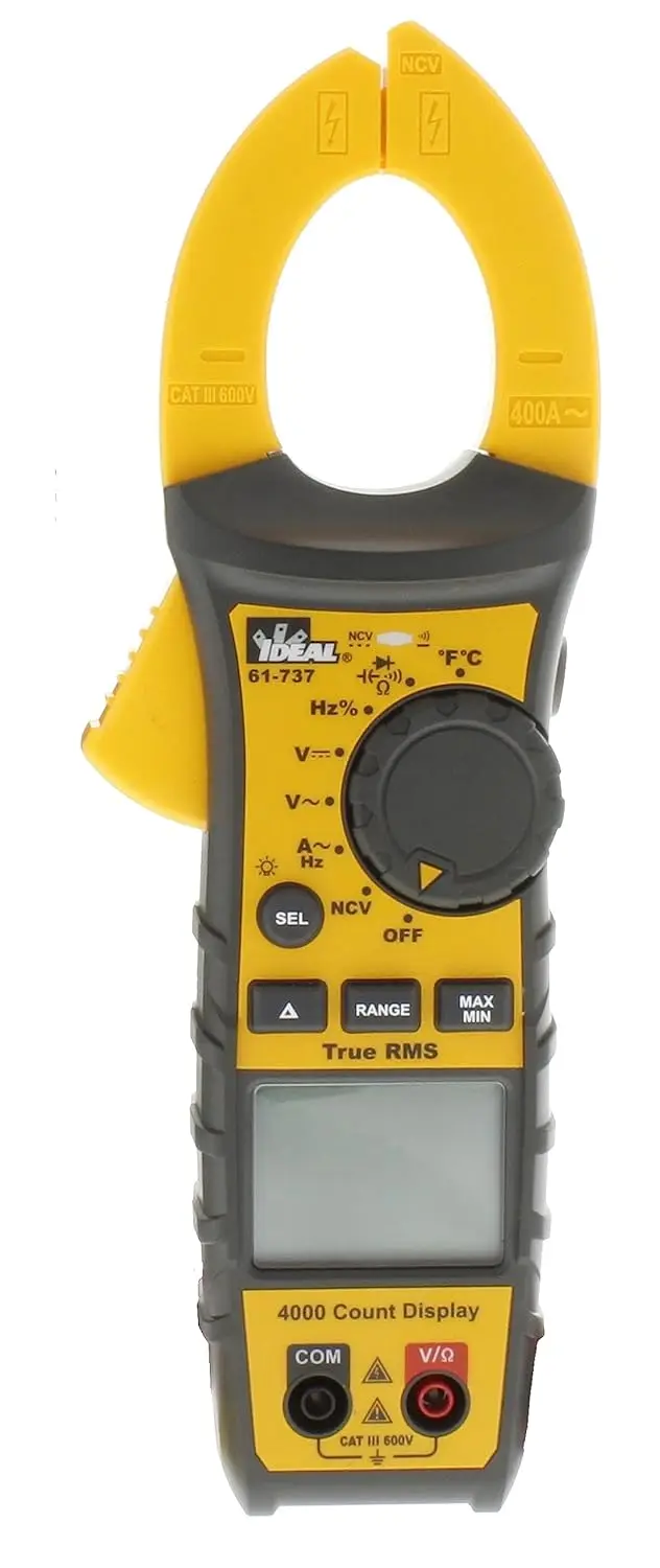 

Digital AC Clamp Meter 400 Amp 600-Volt for Electrical Testing, Ideal Tool