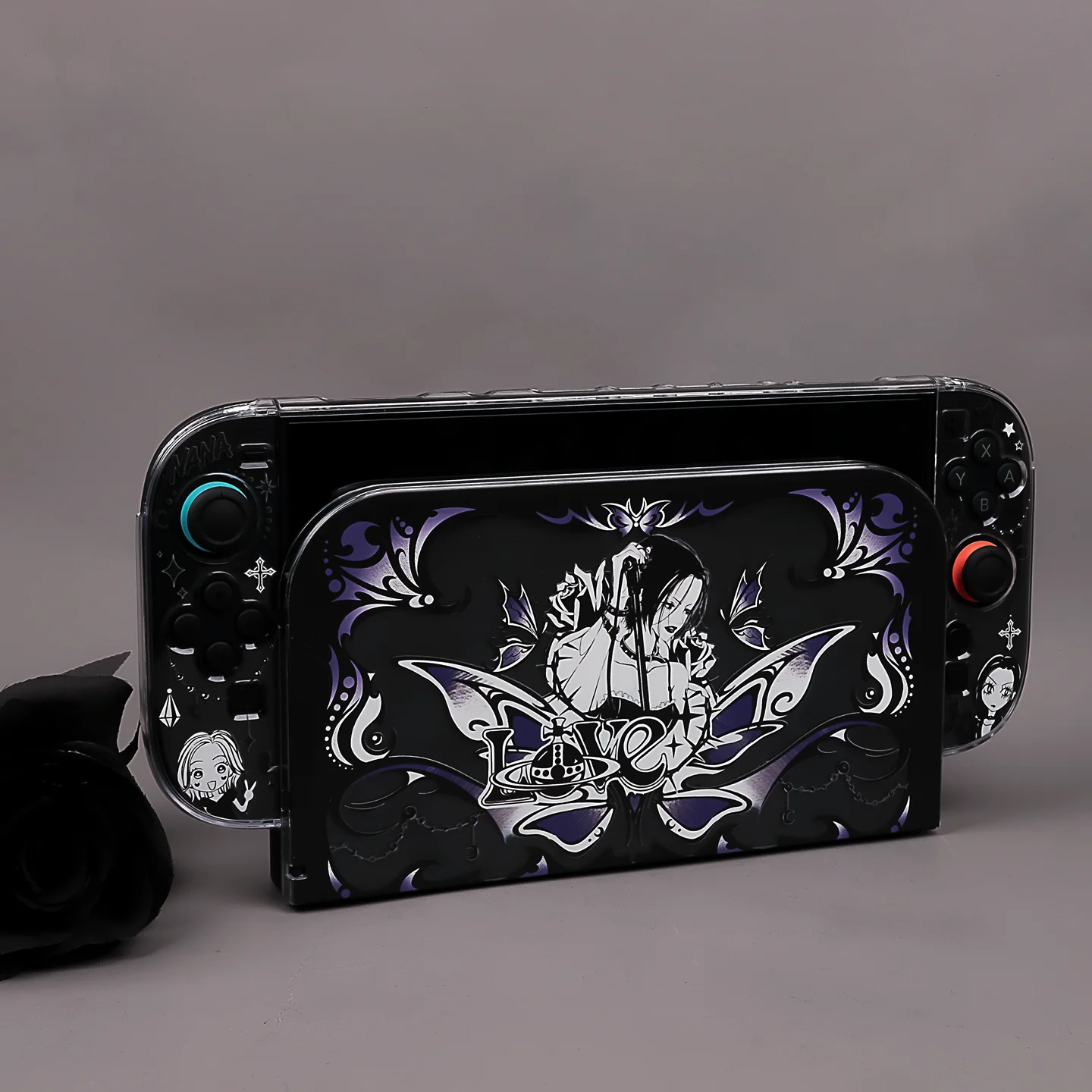 Przezroczyste etui ochronne NANA kompatybilne z Switch 2 - NS2 (2025) Odpinana twarda obudowa w stylu anime — zdjęcie produktu 4
