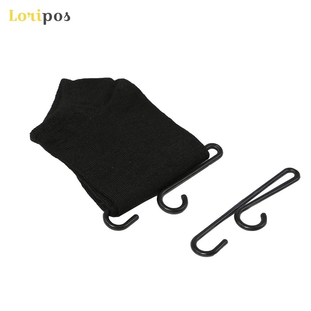 Captive Heavy Sock Hanger With Curved Bar Slide On Stockings Pantihose Leggings Hose Pair Packaging Display Hook Clip Non-slip