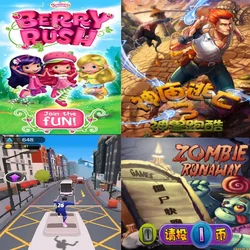 Tablero de videojuegos 4 en 1 para niños, arcade, Temple Run, metro, Parkour, mariposa, Princesa, PCB, sala de juegos, kit de bricolaje