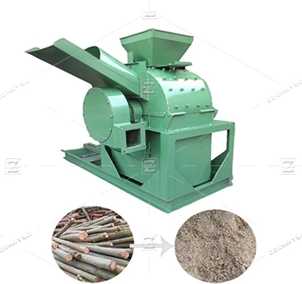 Blade Hammer Wood Sawdust Crusher Shaving Making Machine Grinding Production Chips Maker Pulverizer Machine For Charcoal Pellets
