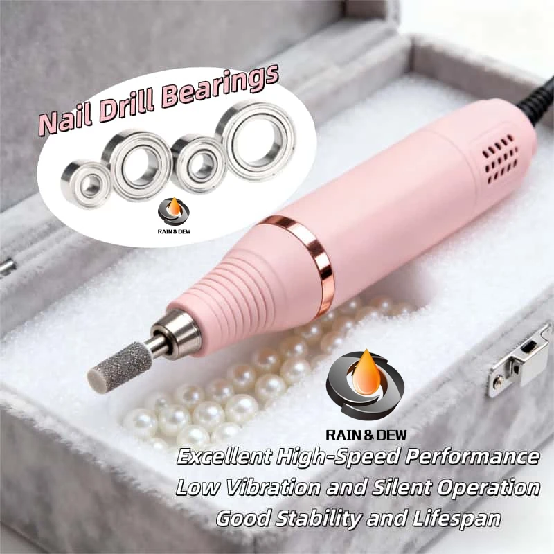 4/10PCS high-speed ball bearing kit. A precise for KUPA, UPOWER, UP200 & UG12/SUG12 electric nail drills. Prevents overheating.