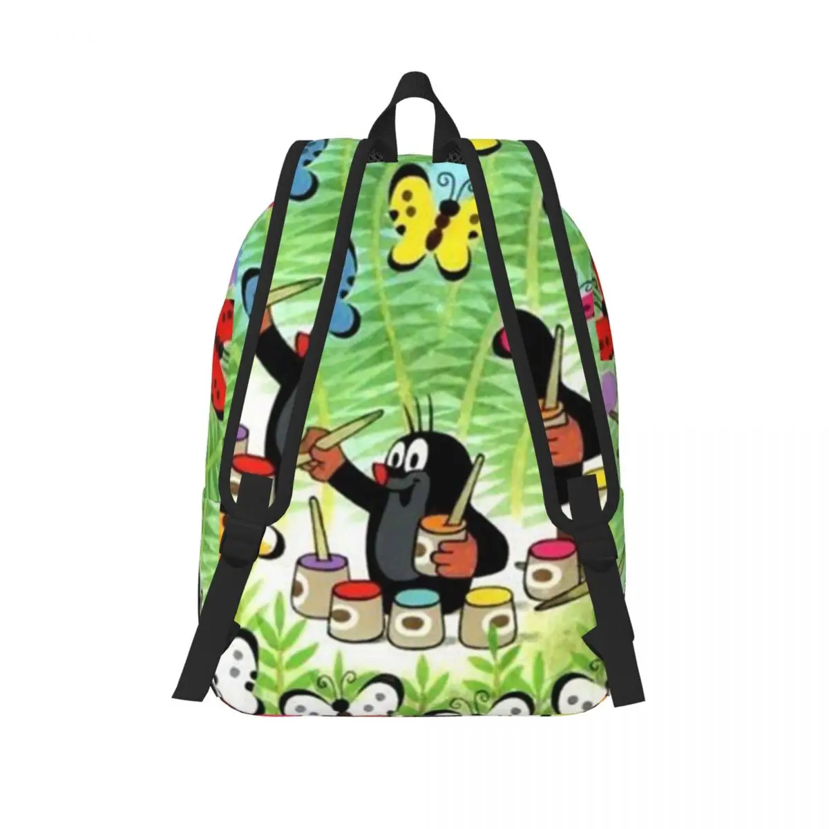 A pequena toupeira Krattek Anime mochila para pré-escolar, mochila do estudante da escola primária, menino, menina, mochila de lona infantil, esportes