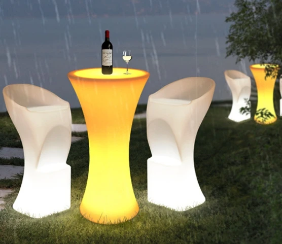 Wholesale Light Portable Outdoor Bar Table 16 Color Changing Led Lighting Bar Nightclub Bar Table