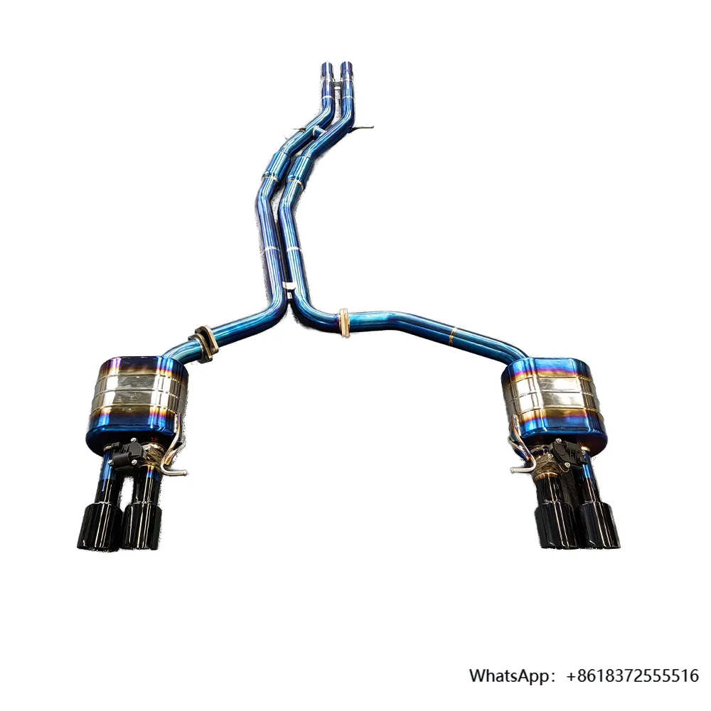 

Tuning Valved Catback for S4/S5 B8 B8.5 3.0T 2013-2019 Car Exhaust Muffler Pipe System Escape Titanium Alloy