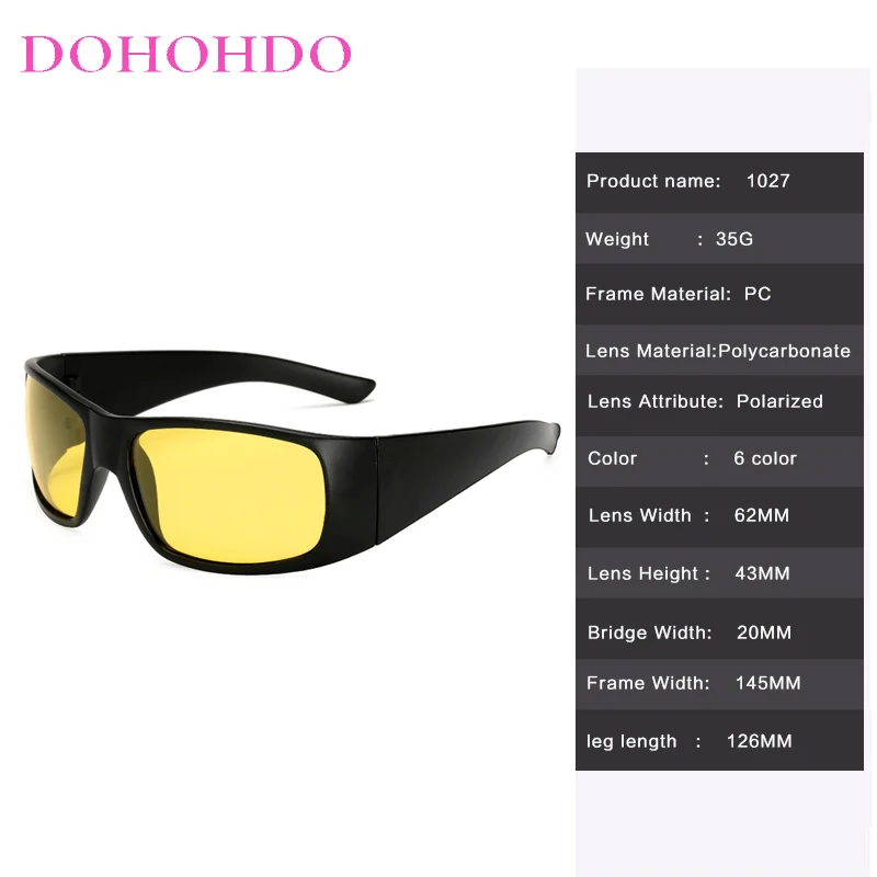 New Vintage Brand Designer Car Drivers Night Vision Goggles UV400 Anti-glare Polarizer Men Woman Cycling Sun Glasses Accessories