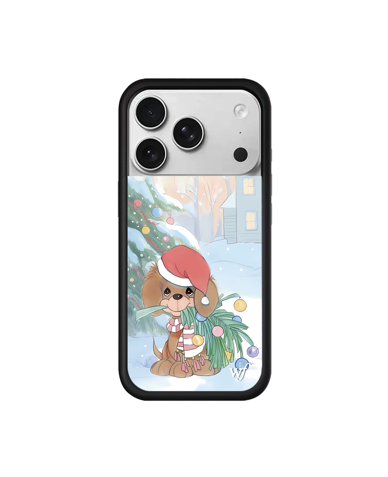 Nowe etui na telefon z motywem wilgoci 3D, świąteczne, z motywem szczeniaka, na iPhone 17Pro 12 13 14 15 16 17 Pro Max Plus Air City of Stars WF Cover For17pro — zdjęcie produktu 3