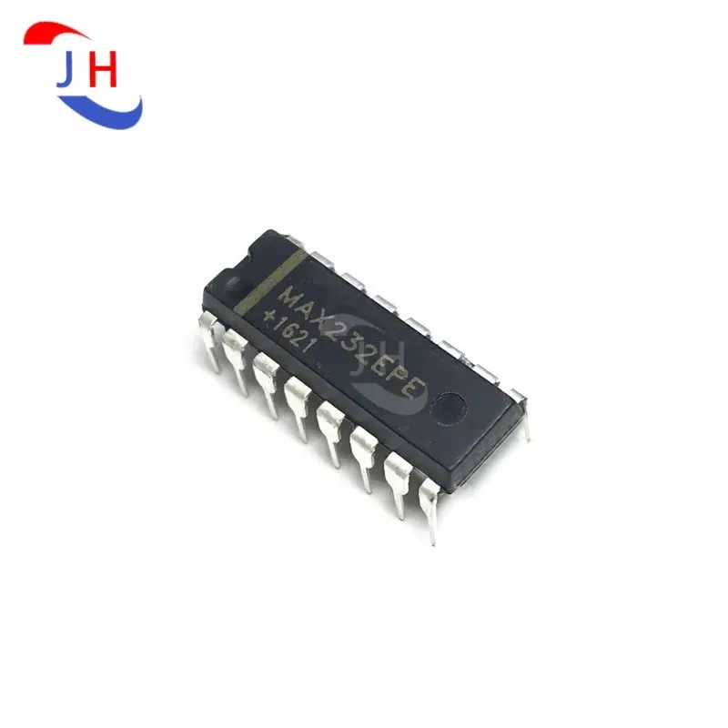5PCS New MAX232CPE MAX232EPE MAX232 DIP16 Direct Plug RS-232 Interface Chip IC IC Chips In Stock