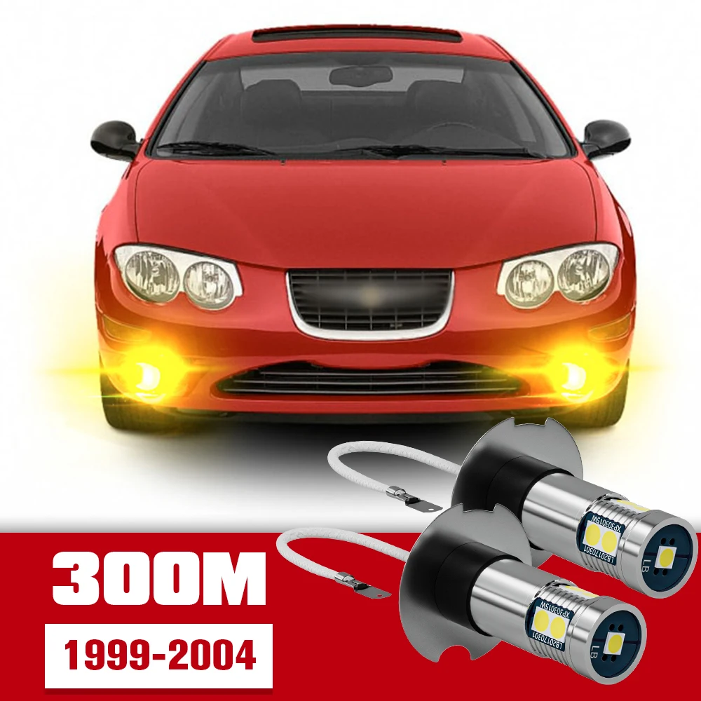 

2pcs LED Accessories Front Fog Light Bulb Lamp For Chrysler 300M 1999-2004 2000 2001 2002 2003