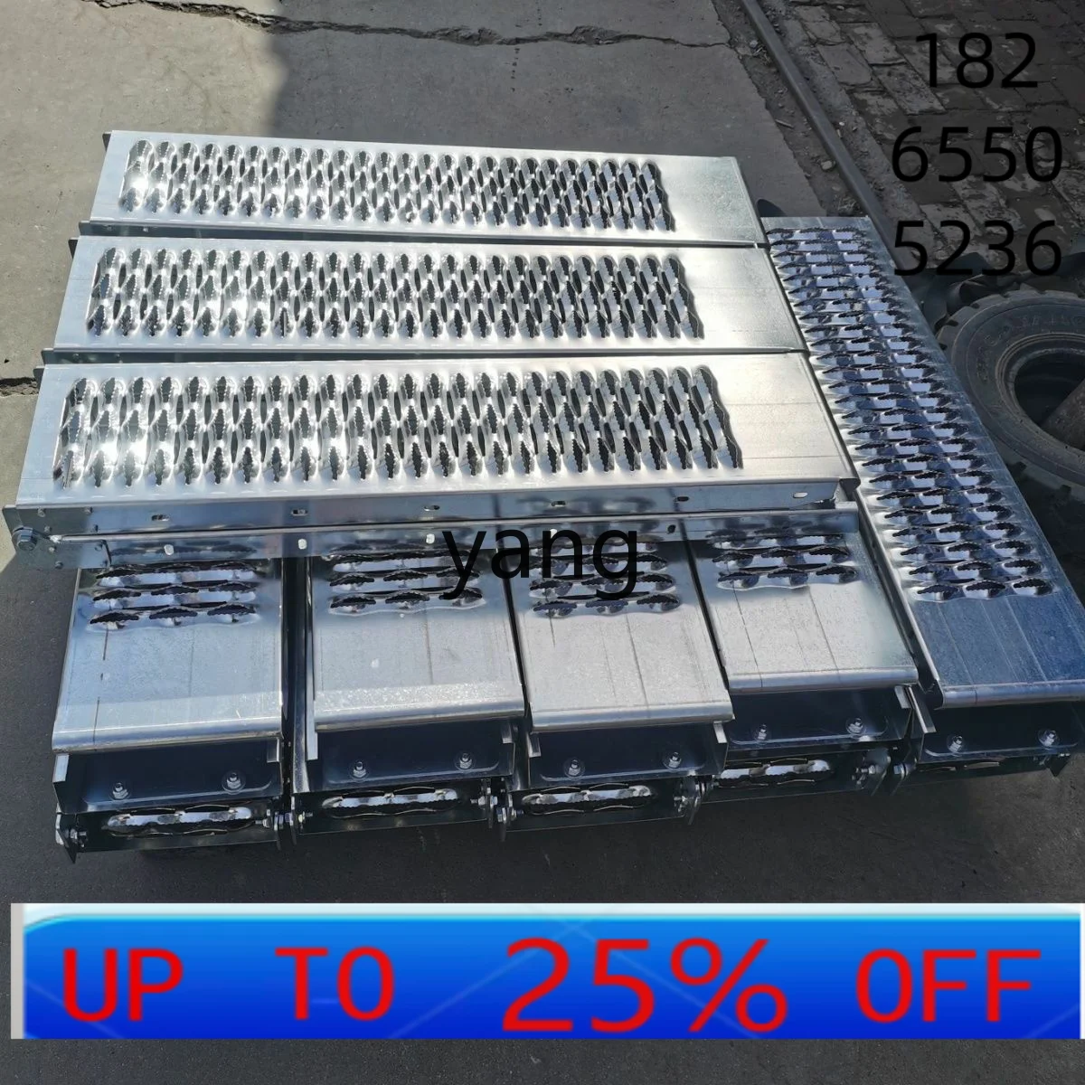 

CX motorcycle ramp thickened boarding ramp wheelchair folding stairs non-slip steps barrier-free artifact loading