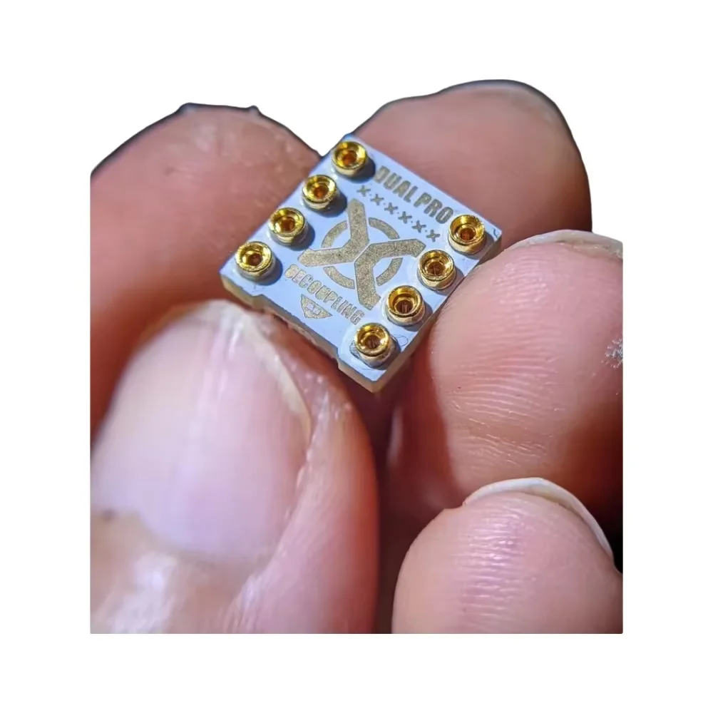 1PCS HIFI Dual Operational Amplifier Upgrade Base Decoupling Operational Amplifier Base Wealthy Gold