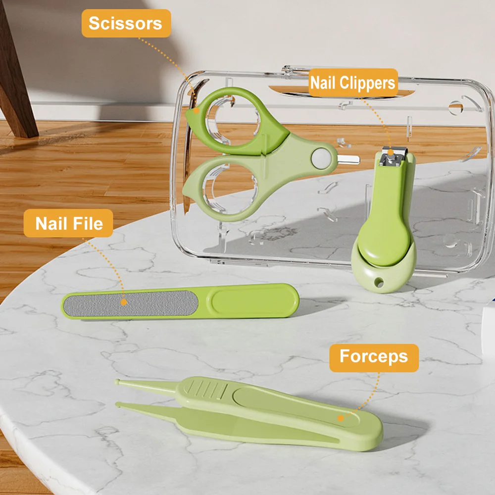 Baby Nail Clipper Set Travel Portable Baby Care Set Nail Clippers Nail Clippers Nail Knife