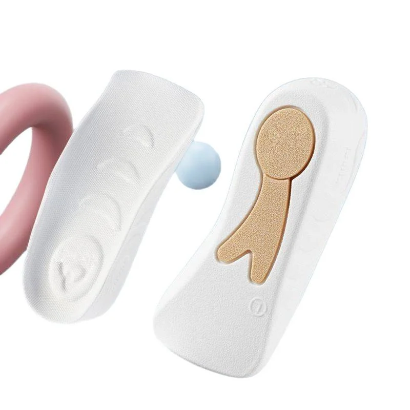 

snail pad height increasing insole, foot arch support, non tiring feet, sweat absorption, concealed inner height increasing