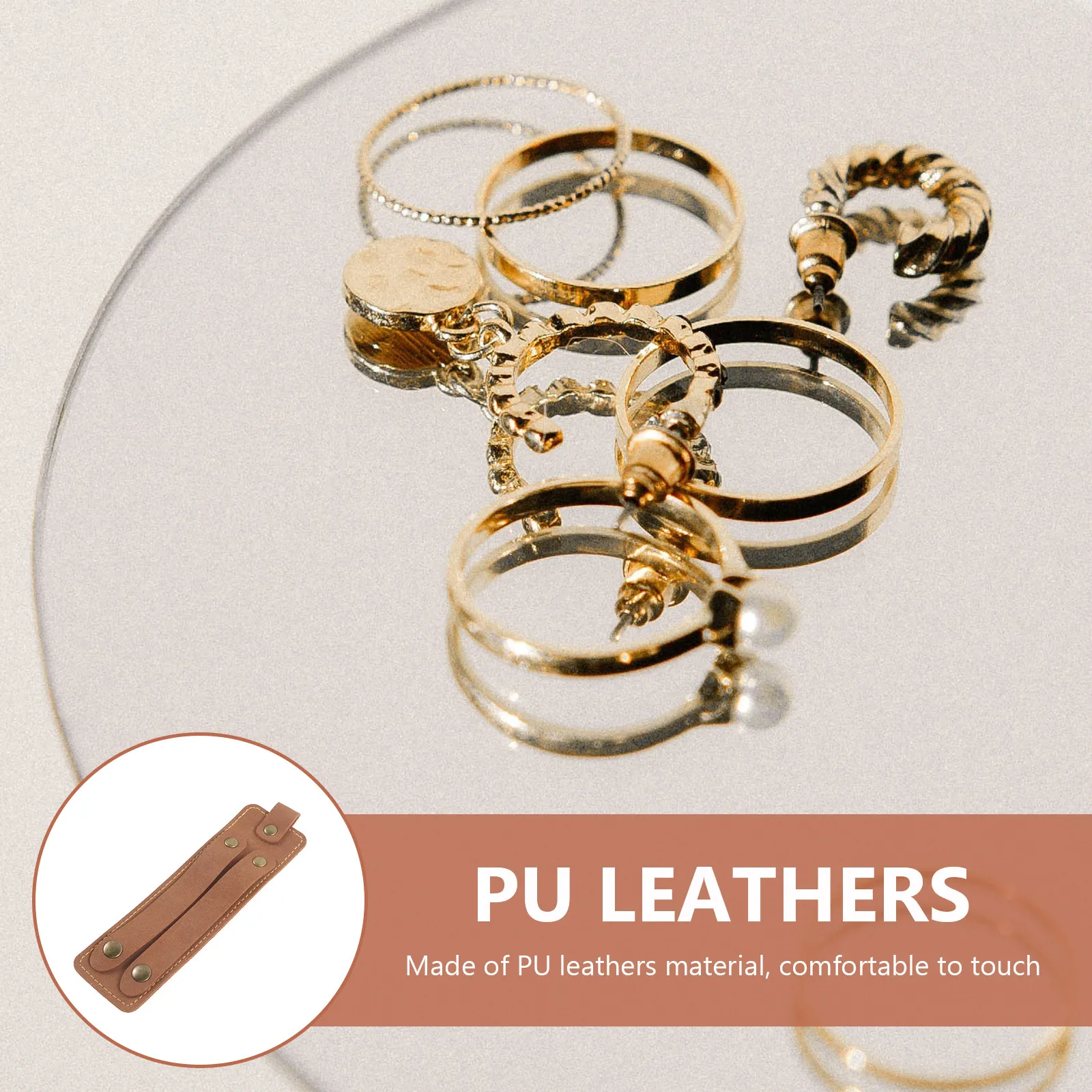 

Органайзер для украшений, дорожный складной футляр из искусственной кожи для хранения серег, колец, ожерелий, браслетов, изысканный дизайн