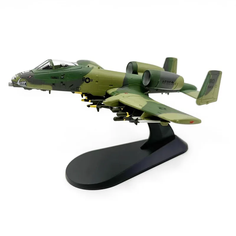 1: 100 Us A-10c Warthog Fang Attack Aircraft Alloy Simulation Model For Military Enthusiasts Home Decoration Ornament Gifts