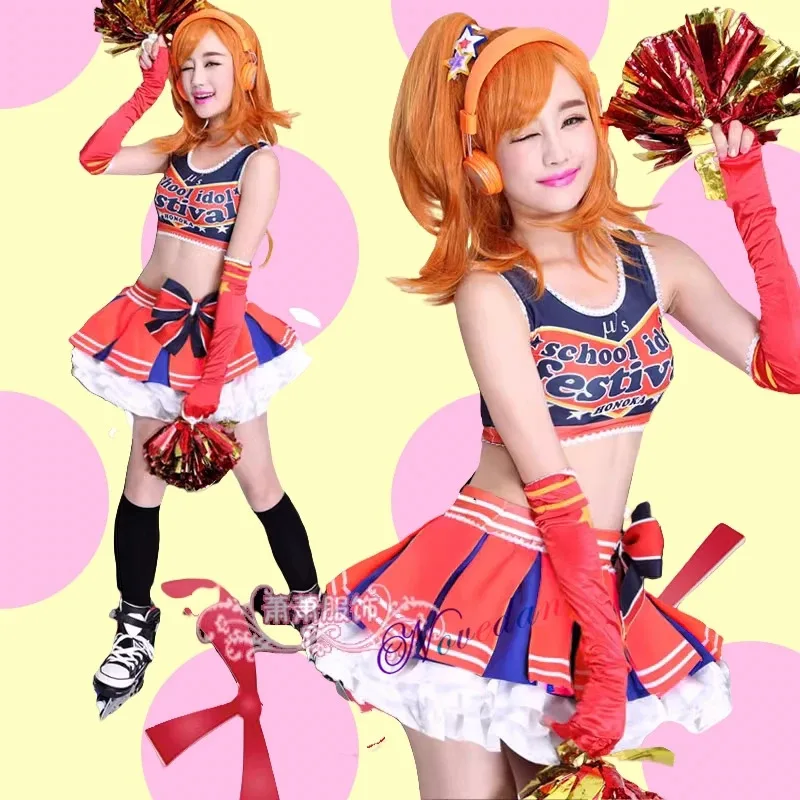 أزياء لوف لايف أكتوبر الرياضية المشجع يازاوا نيكو هونوكا كوتوري توجو نوزومي أزياء أنيمي لوفيليف تشير التأثيرية