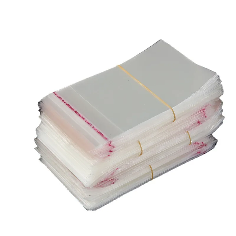 1000 pieces/self-adhesive transparent plastic storage bag, retail packaging, with hanging hole, and commodity hanging hole bag