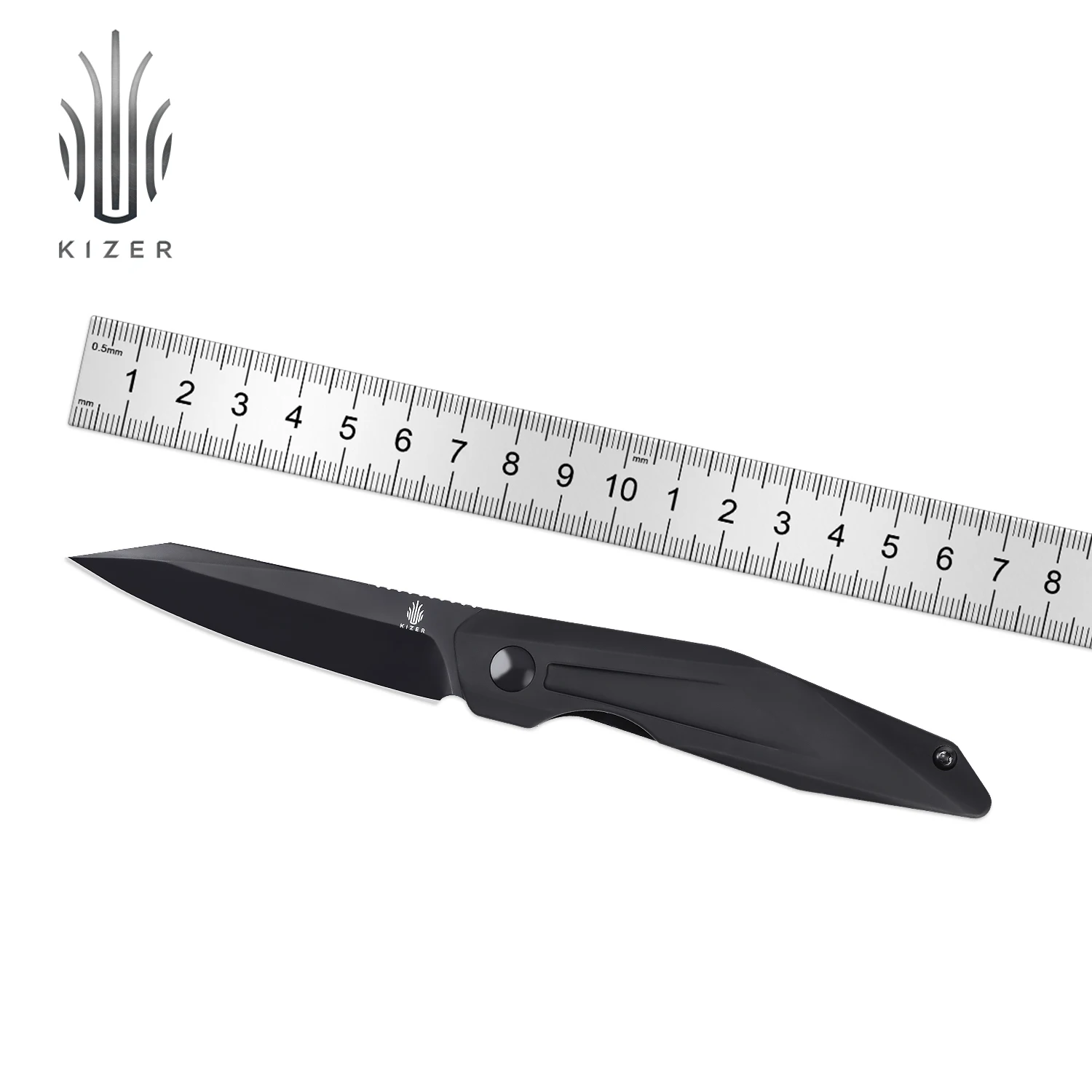 

Kizer Camping Knife Spot V3620C2 2023 New Aluminium Handle High Quality 154CM Steel Blade Outdoor Pocket Knife