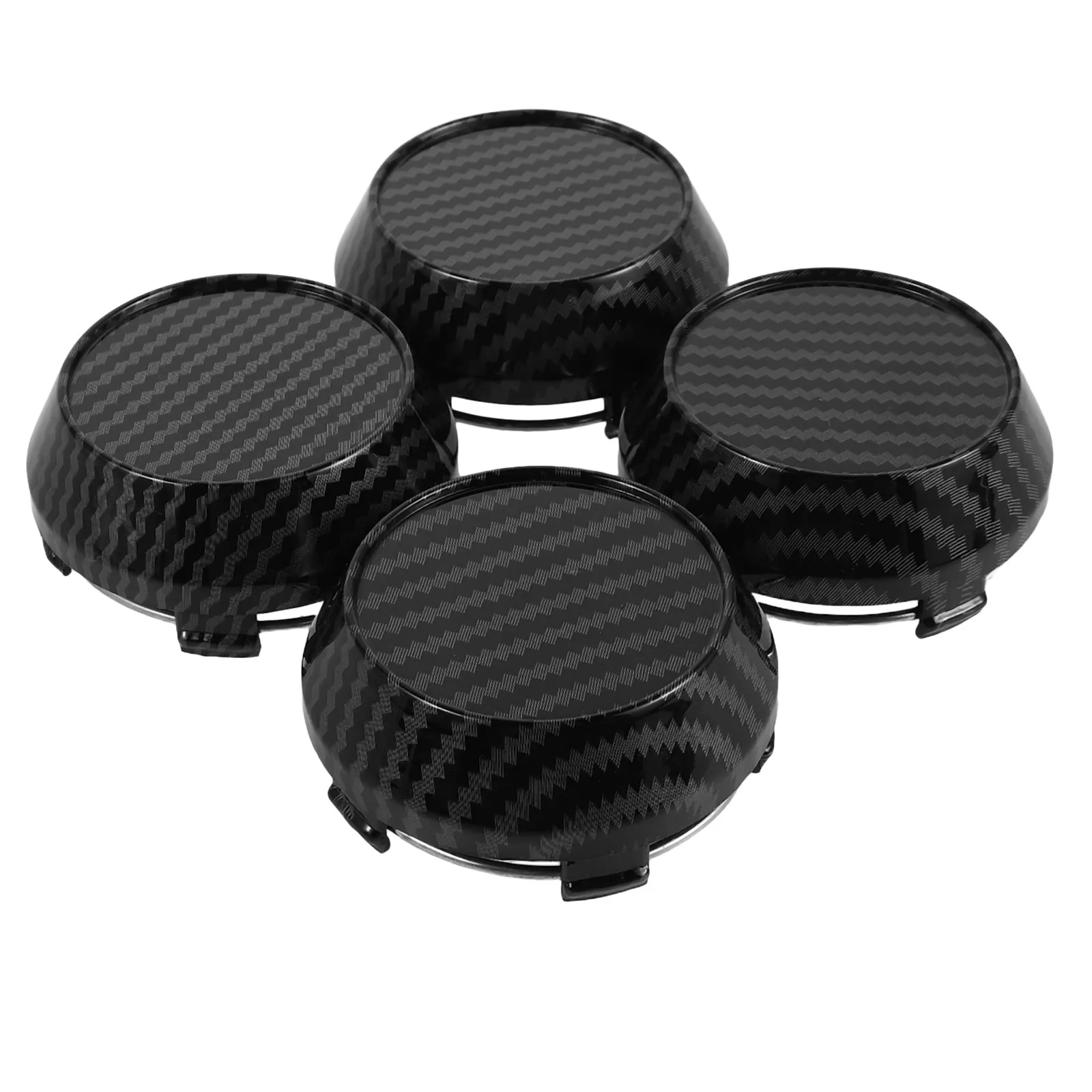 4Pcs Weather Resistant Wheel Center Hub Cap For Trailer Wheel Hubs Car Detail Carbon Fiber Caps Stylish Convex