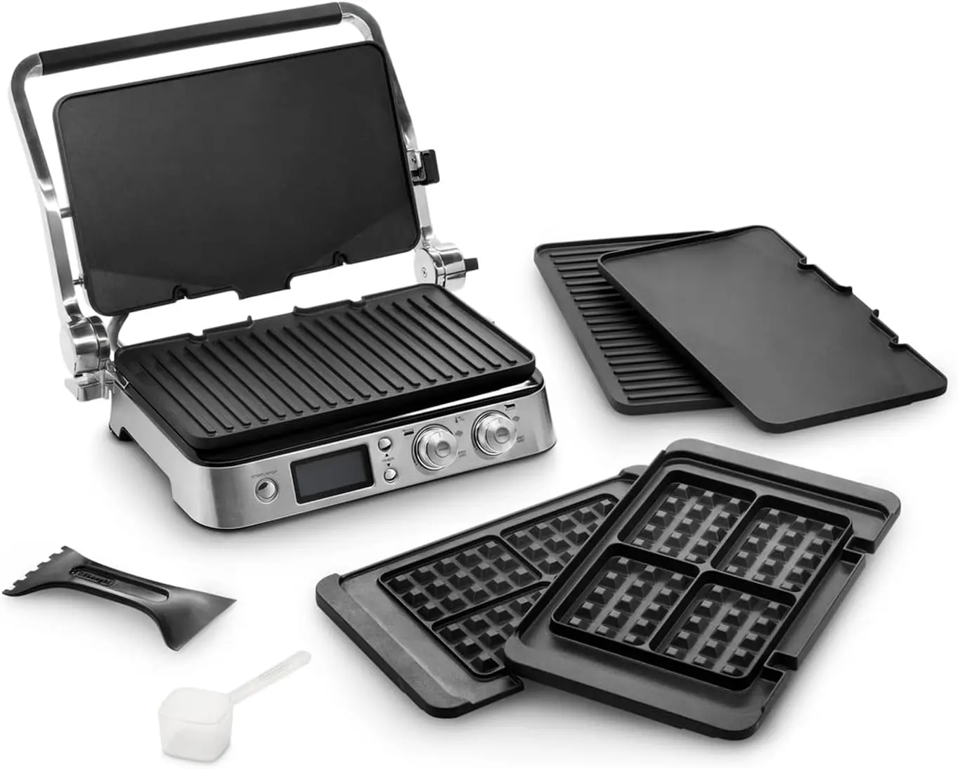 CGH1030D All-Day Grill, Griddle and Waffle Maker Silver Large