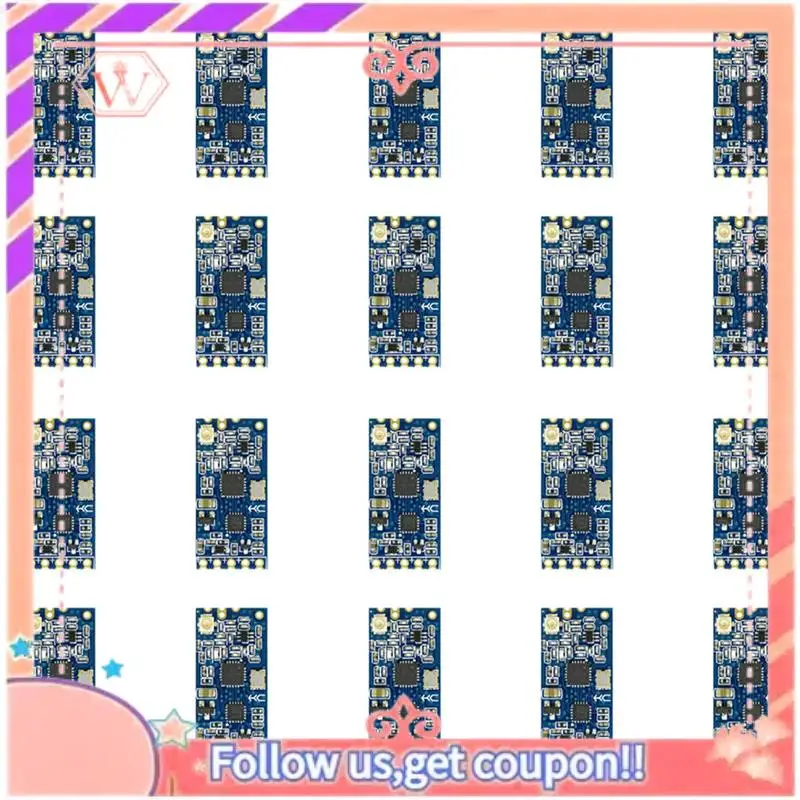 Upgraded 20X HC-12 433Mhz SI4463 Wireless Serial Port Module 1000M Replace Bluetooth HC12