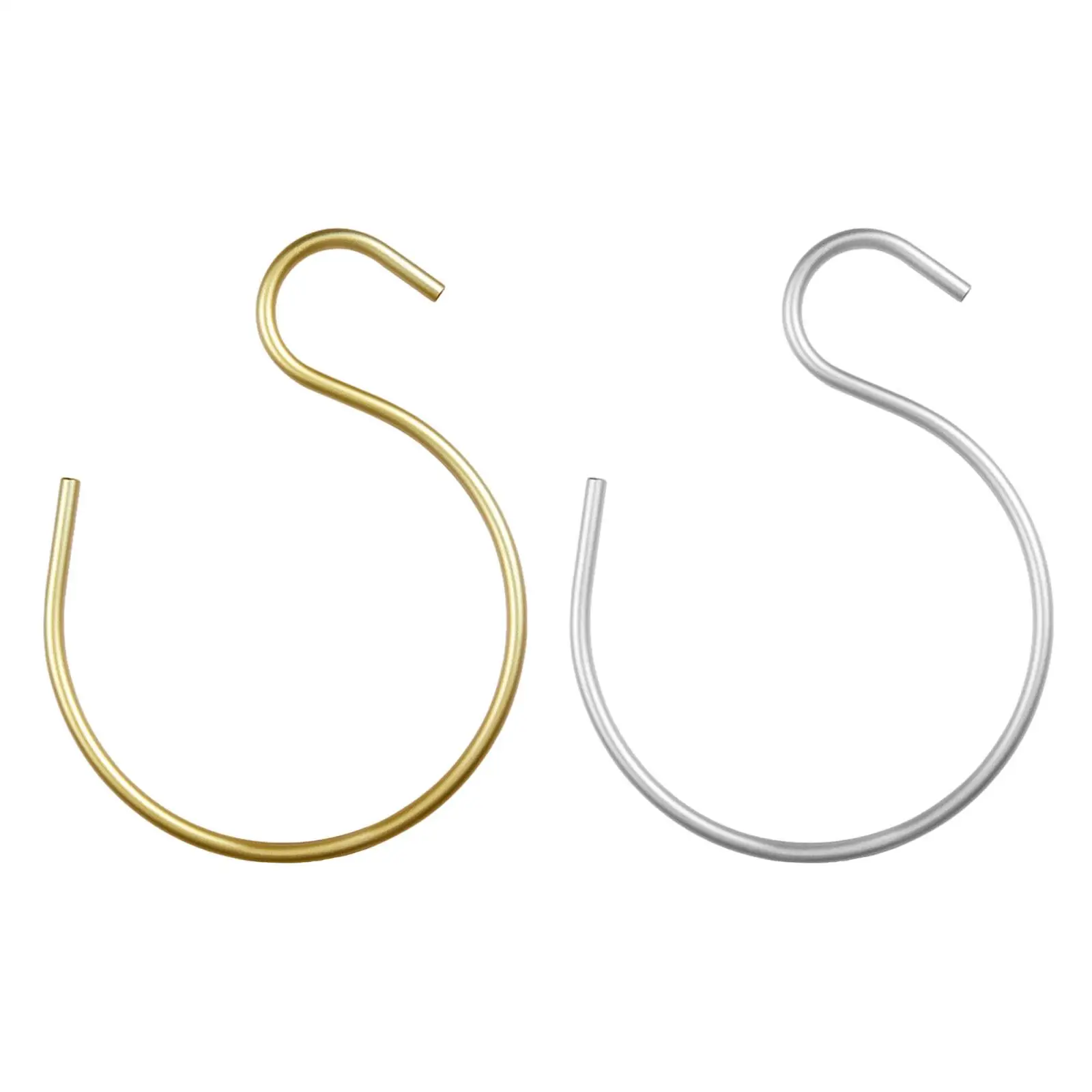 

S подвесной крючок для шкафа, крючок для кухонной утвари, крючок для хранения в шкафу из алюминиевого сплава