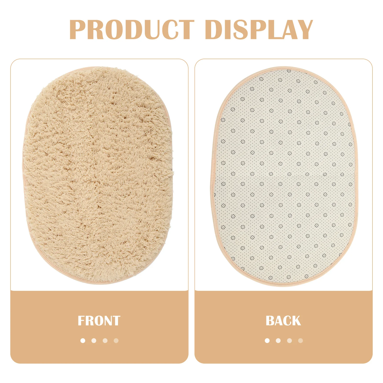 

Lamb Wool Floor Mat Premium Non-Skid Household Entryway Rug Bathroom Kitchen Decorative Ground Mat Rug for Bedroom