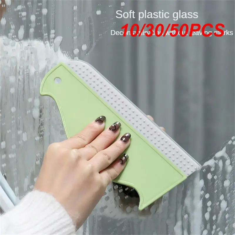 10/30/50PCS Glass Cleaner Multi-purpose Cleaning Clean Floor Wiper Window Cleaning Tool Family Glass Scraper Cleaning Blade