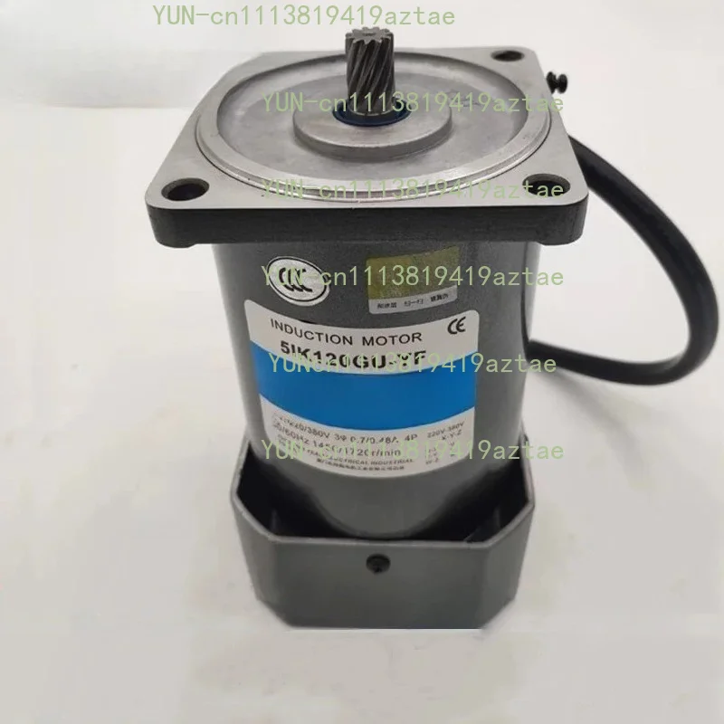 120W 3-Phase Motor 5IK120GN-YF 5IK120GU-SF Toothed Shaft 220V/380V TWT Motor