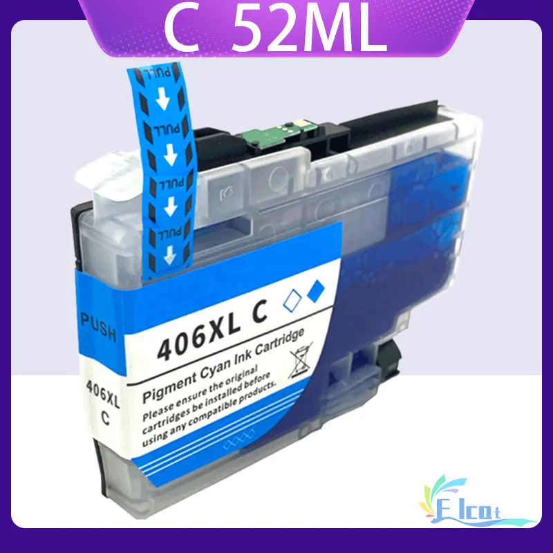 Cartucho de tinta LC406 LC406XL Compatible con impresora Brother MFC-J4335DW MFC-J4345DW MFC-J4535DW MFC-J5855DW MFC-J5955DW J6555DW