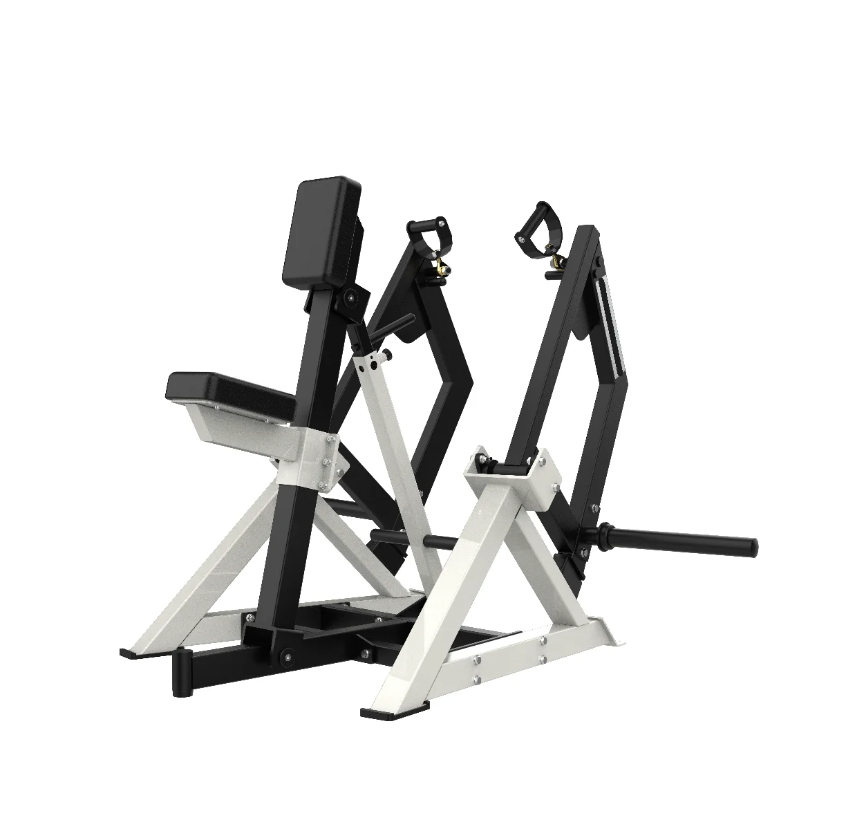 Machine d'haltérophilie professionnelle assise pour l'entraînement du dos et des bras pour la maison