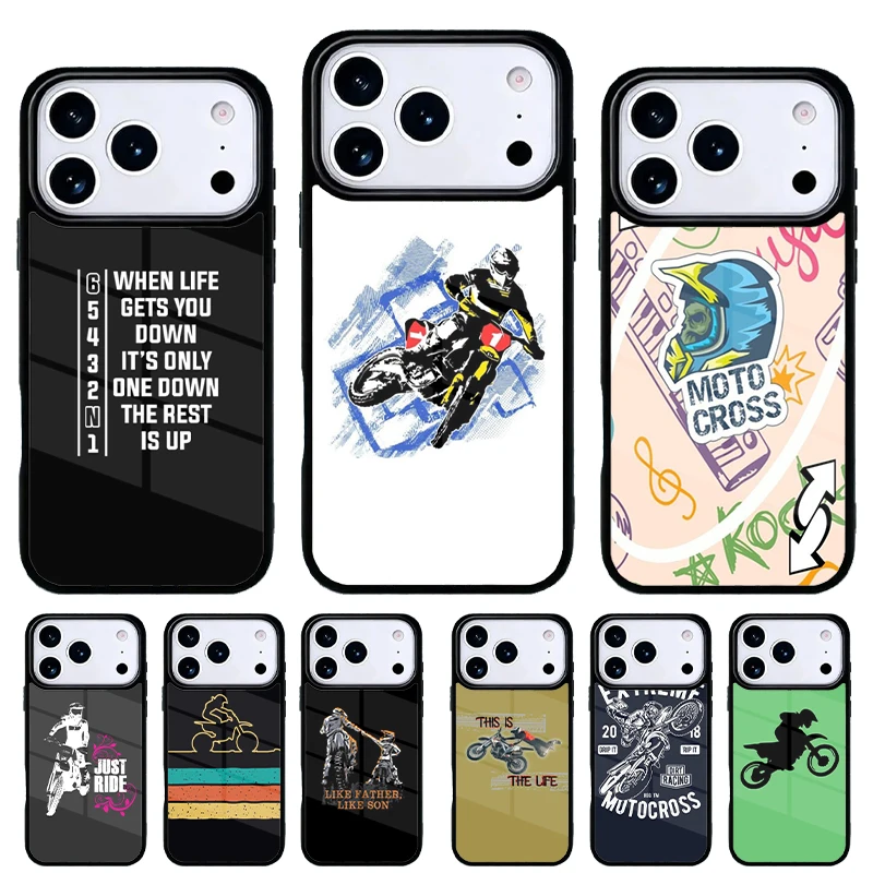 Funda motocross iPhone 15 Pro Max – Carcasa trasera deportiva