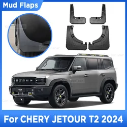 For CHERY JETOUR T2 2024 Mud Flaps Splash Guard Mudguards MudFlaps Front Rear Fender Auto Styling Car Accessories 4PCS