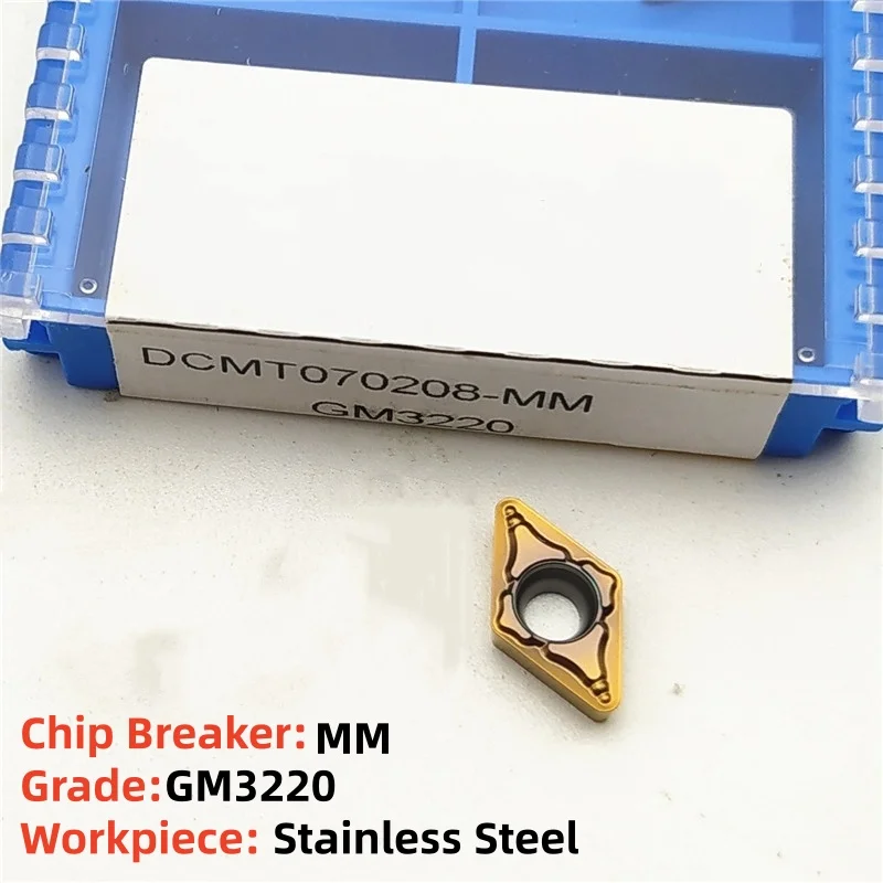 DCMT070204 DCMT070208 DCMT11T302 DCMT11T304 DCMT11T308 GM3220 Carbide Insert DCMT Inserts