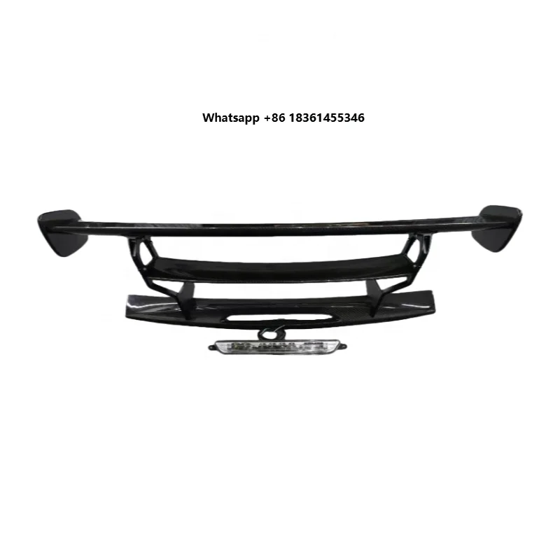 

For GT GTR GTS GTC Hot-selling Black Series Style Dry Carbon Fiber Rear Spoiler Trunk Spoiler Wing