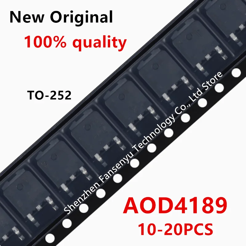 

(10-20pcs)100% New original AOD4189 D4189 40A/40V TO252 Chipset