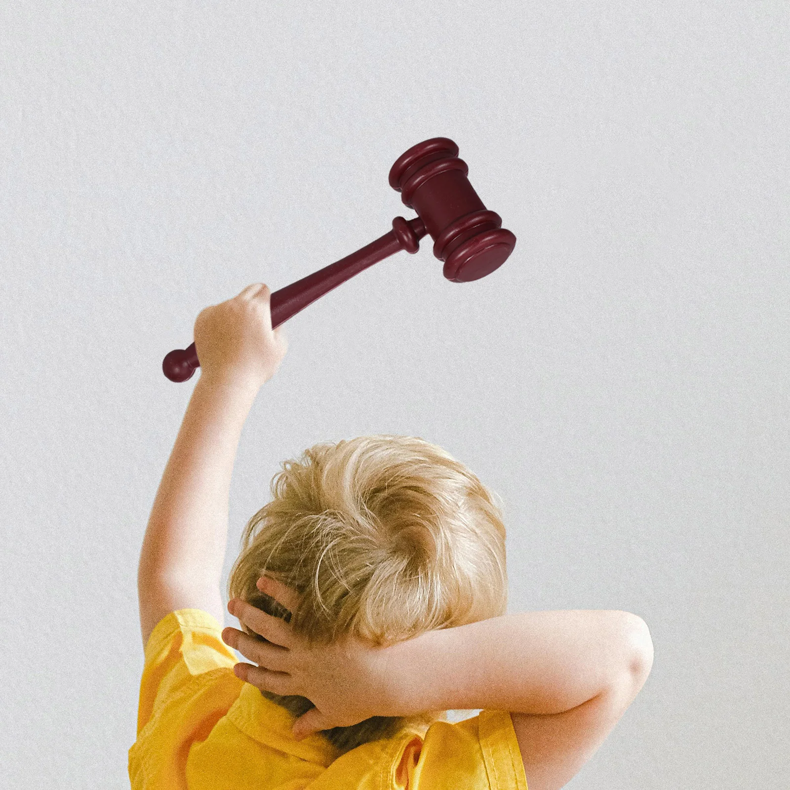 3Pcs Plastic Judge Gavel Mini Hammer Prop Costume Accessory for Halloween Lawyer Cosplay Courtroom Events Childrens Gavel