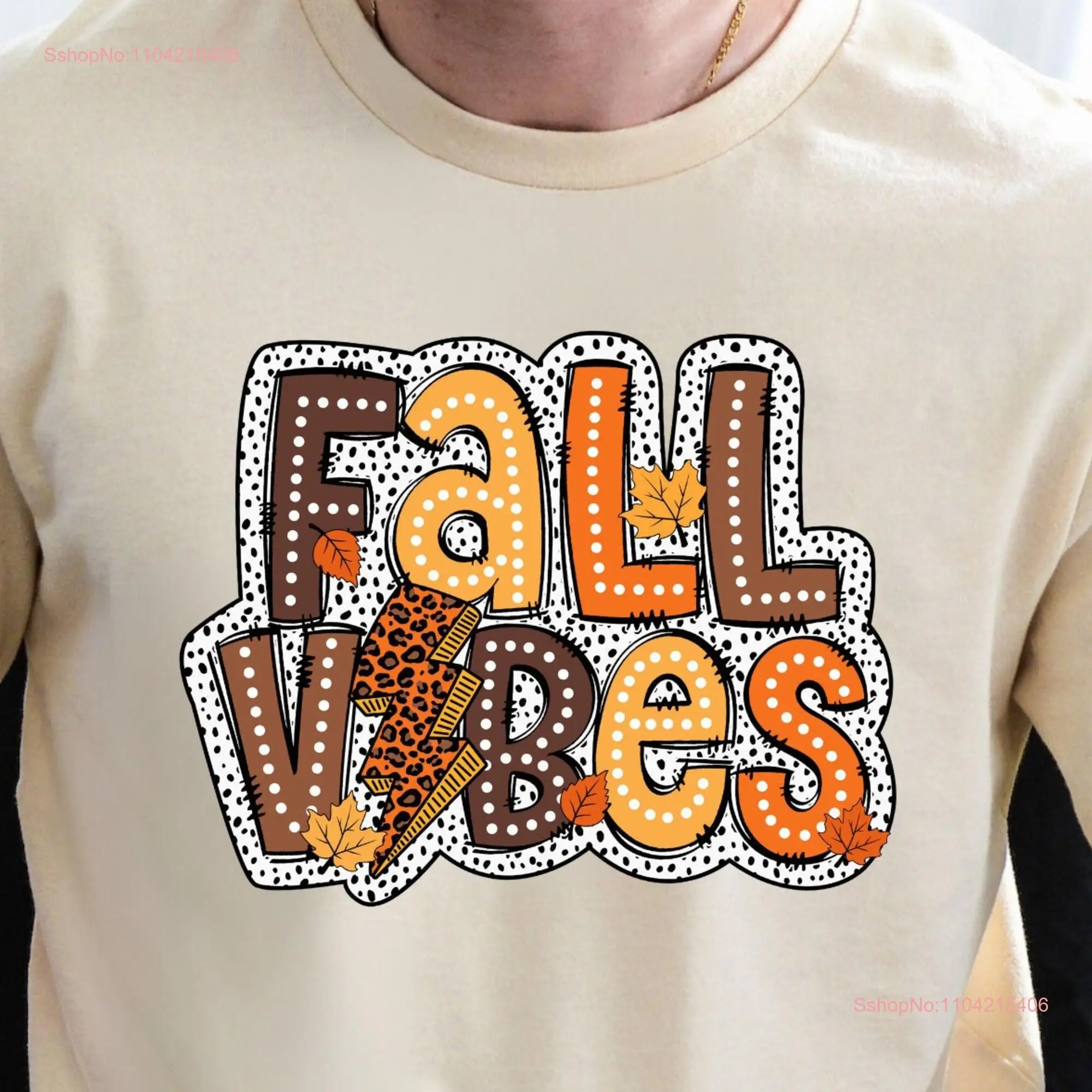 Fall Vibes SweaT T Shirt Retro Cute Hello For Autumn Lovers Funny Season Shi long or short sleeves