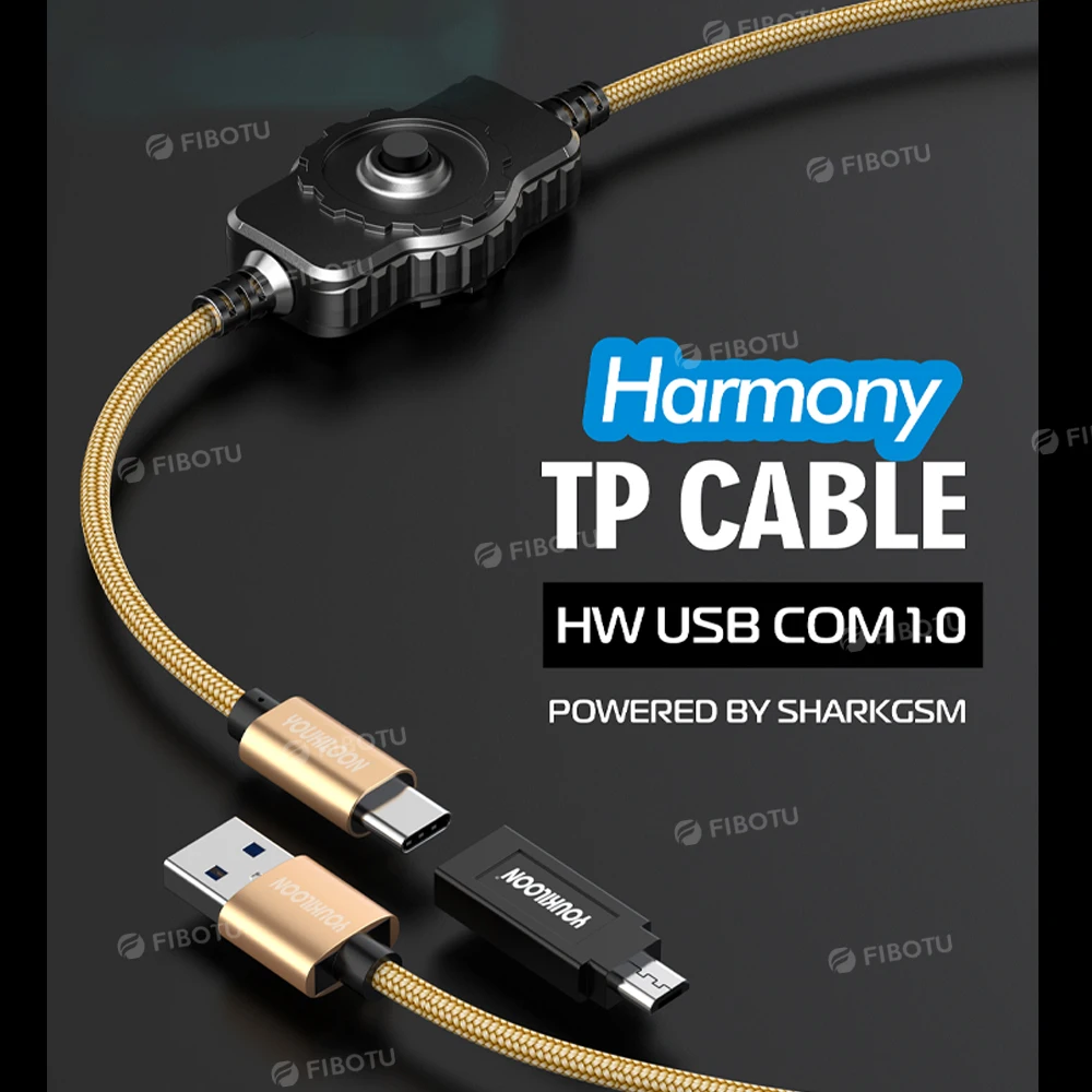 New Harmony TP Cable / Harmony Test Point cables + HW USB COM 1.0 Adapter for Huawei HarmonyOS for chimera pro tool dongle