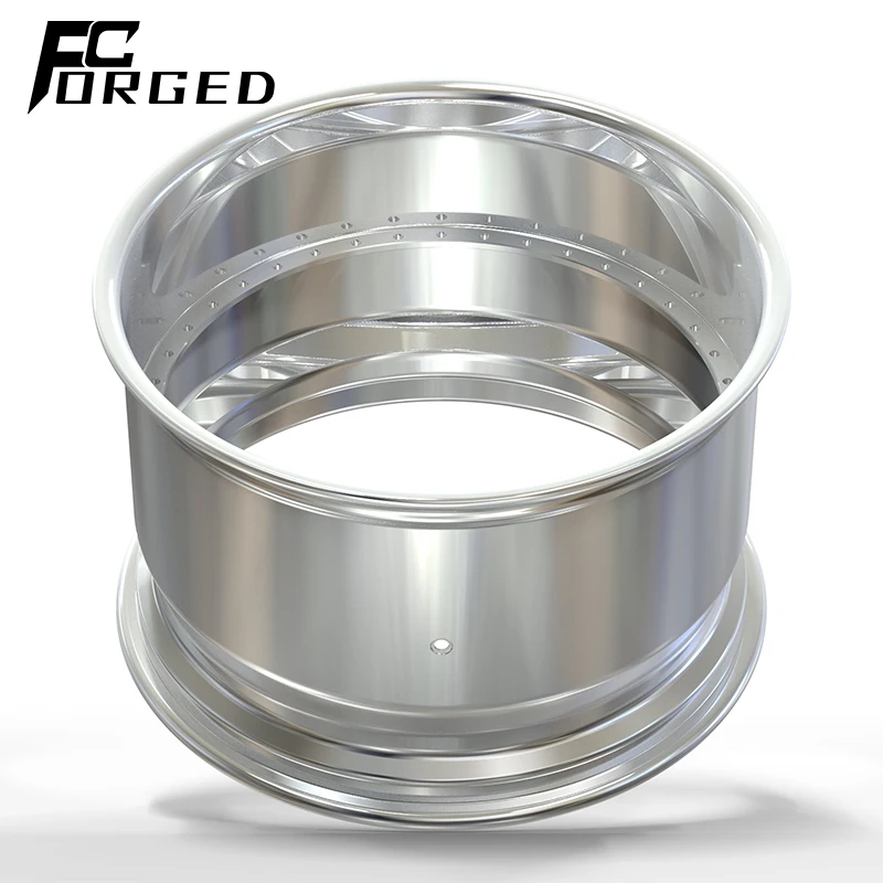Premium 24 Inch Forged Rim Blanks 24x14 24x12 Deep Lip Wheel Barrels Forged Aluminum Rim Shells for Export Standard