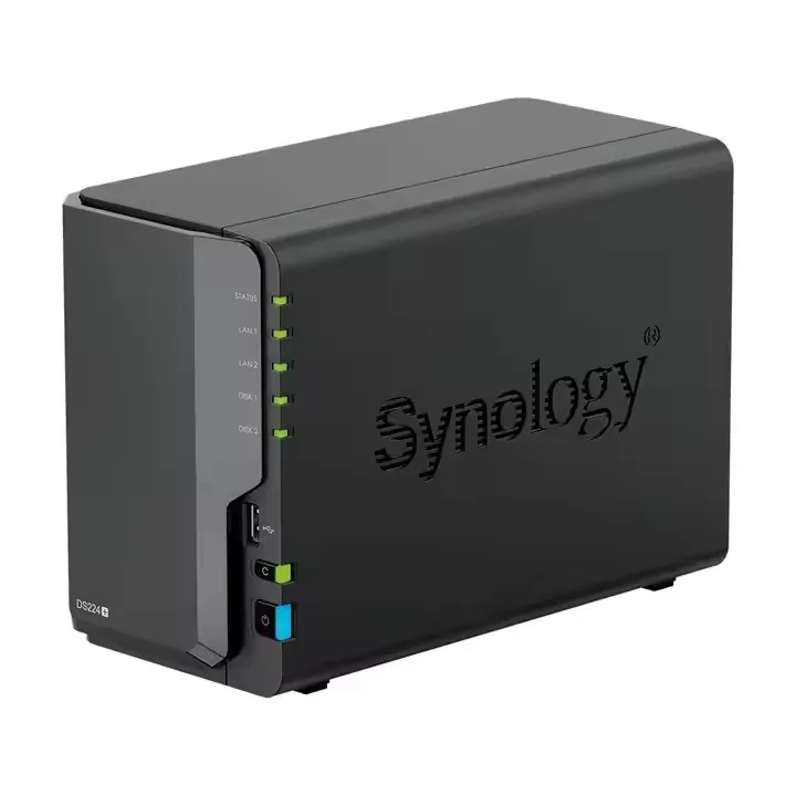 Nas Storage Server Synology ds224 DS224+ 2-Bay DiskStation Diskless USB Interface NAS for Networking Storage in Stock!