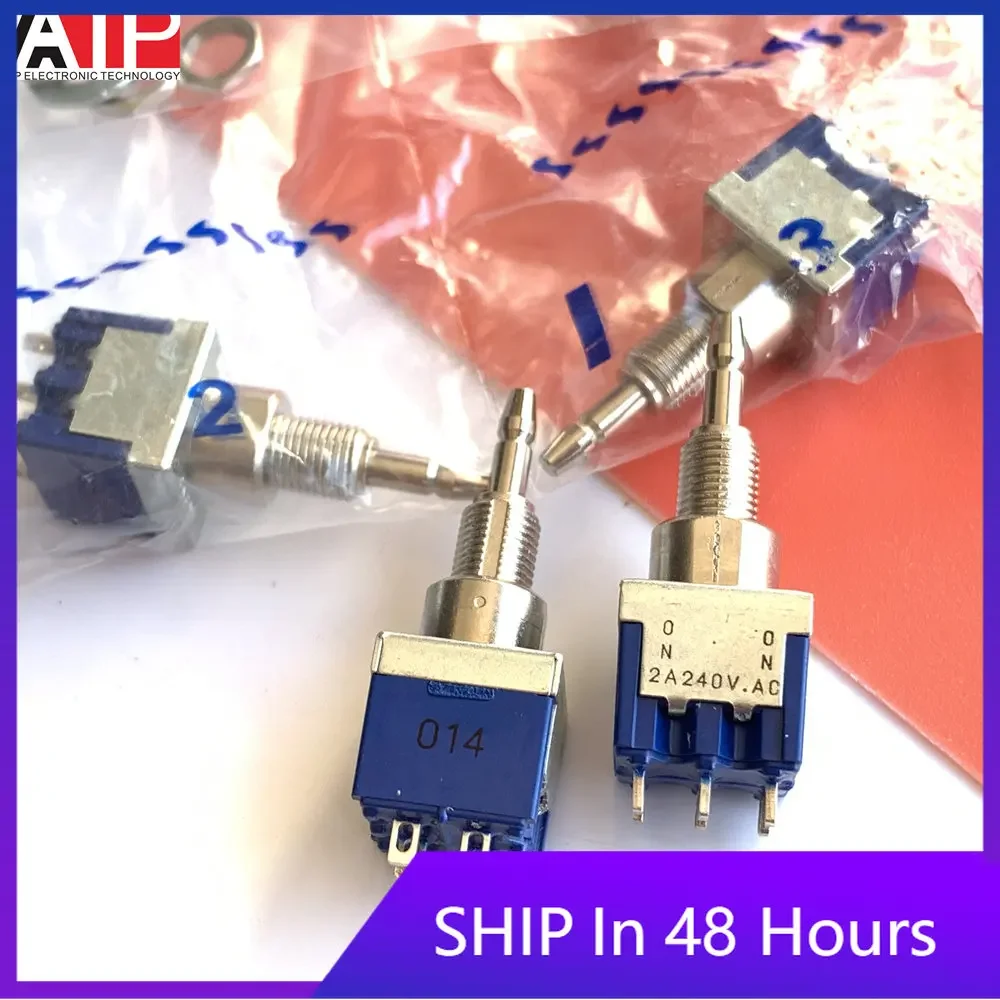 

1PCS 8N2021 014 button reset switch 2A240V.AC 6 foot switch, genuine Original inventory in stock