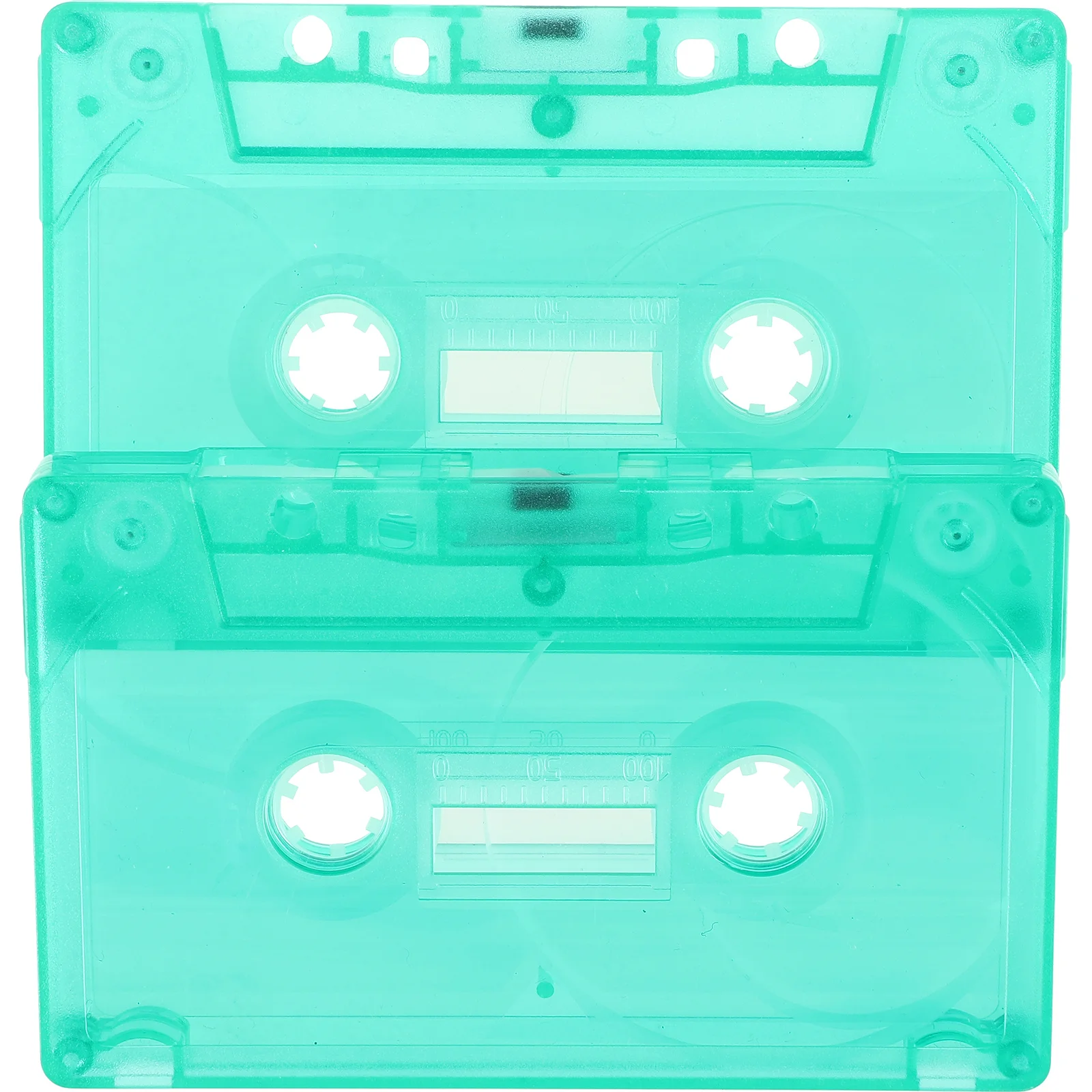 

2Pcs Colorful Empty Cassette Tape Vintage Blank Cassette for DIY Handcraft Decoration Rustic Home Office Study Room Party Favor
